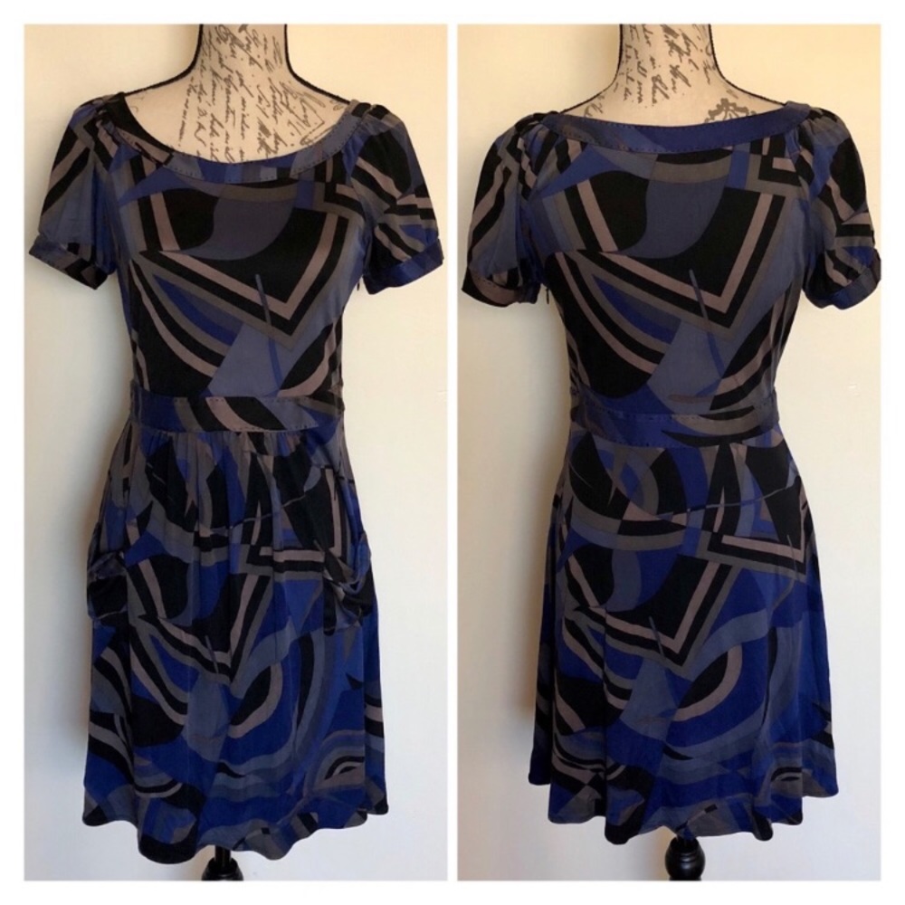 Elle Tahari 100% Silk Dress
